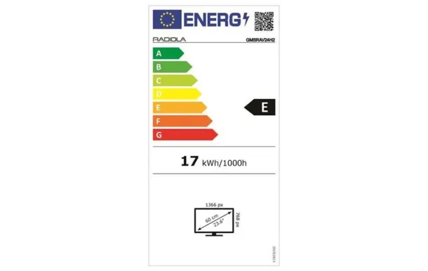 RADIOLA Téléviseur HD RADIOL GMSRAV24H2